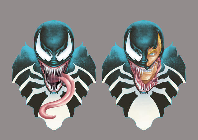 Venom keychain design